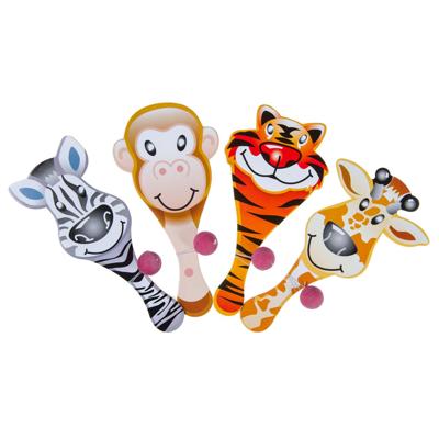 Duckiez Racket met bal aan koord dier Duckiez Racket met bal aan koord dier