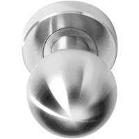 Formani | Voordeurknop LB55V Vast op Rozet | RVS - thumbnail