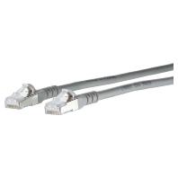 Metz Connect 130845A533-E RJ45 Netwerkkabel, patchkabel CAT 6A S/FTP 15.00 m Grijs Snagless 1 stuk(s)