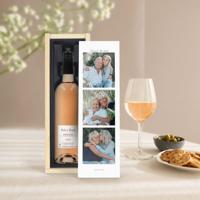 Wijn in bedrukte kist - Belvy - Rosé - thumbnail