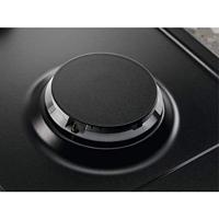 Electrolux EGS6436RK Zwart Ingebouwd Gaskookplaat 4 zone(s) - thumbnail