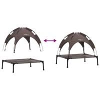 VidaXL Hondenbed bruin 76 x 62 x 70,5 cm staal - thumbnail