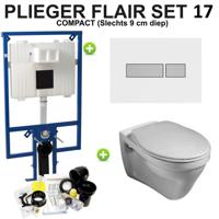 Plieger Flair Compact Saval set17 Wit/ Matchroom (meerprijs €30,00) - thumbnail