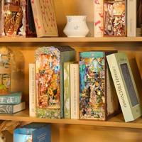 Tone-Cheer Dorothy's Journey Book Nook met Verlichting Bouwpakket Modelbouw - thumbnail