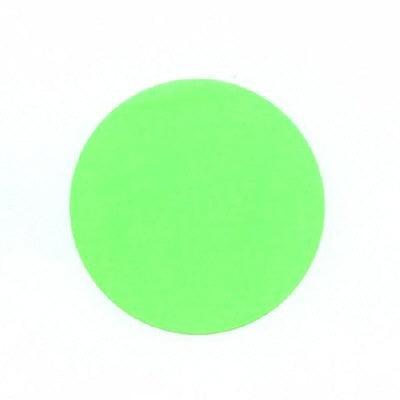 Etiket 35 mm rond fluor groen 1000 rol