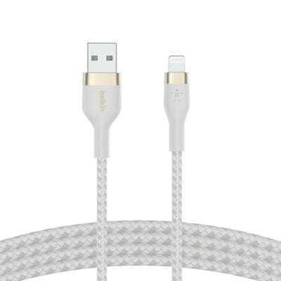 Kabel USB naar Lightning Belkin CAA010BT2MWH Wit 2 m