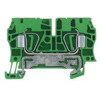 Weidmüller 1632080000-100 Aardklem Spanveer Groen-geel 100 stuk(s) Piece - thumbnail