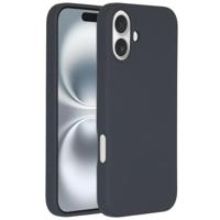 Accezz Liquid Silicone Backcover met MagSafe iPhone 16 Plus Telefoonhoesje Blauw - thumbnail