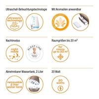 Beurer LB37 - Luchtbevochtiger - Ultrasoon - Nachtmodus - Toffee/Bruin - thumbnail