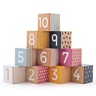 Bigjigs Bigjjigs houten blokken met getallen, 100% fsc