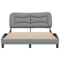 Bedframe zonder matras 120x200 cm stof lichtgrijs - thumbnail