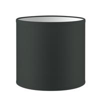 Lampenkap Bling, cilinder, 16/16/15cm, gemaakt van stof, Antraciet, Moderne stoffen Lampenkap voor E27 lamphouder, RoHS getest, voor wandlamp, tafellamp en hanglamp - thumbnail