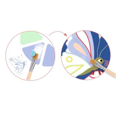 DJECO palet schilderij blauw