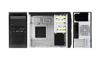 Chieftec LT-01B-350GPB Mini-tower PC-behuizing Zwart - thumbnail