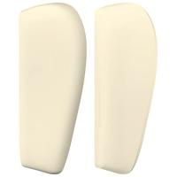 Hoofdbord met randen 183x23x78/88 cm kunstleer crèmekleurig - thumbnail