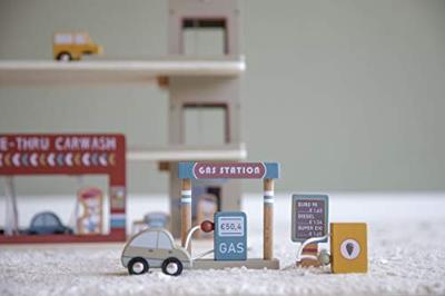 Little Dutch treinbaan uitbreiding garage