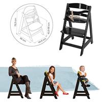 roba kinderstoel Sit Up (Zwart) - thumbnail