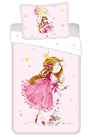 Feeën Dekbedovertrek roze - Eenpersoons - 140 x 200 cm - thumbnail