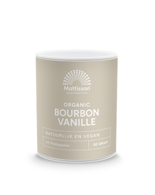 Mattisson Bourbon vanille poeder bio 30 Gram