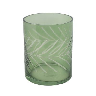 Countryfield theelichthouder vesta groen 14 cm | 12 stuks