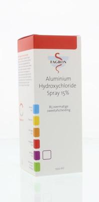 Fagron Aluminium hydrochloride 15% spray 100 Milliliter Fagron Aluminium hydrochloride 15% spray 100 Milliliter