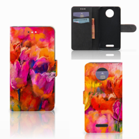 Hoesje Motorola Moto C Plus Tulips - thumbnail