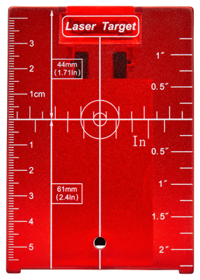 Makita Accessoires Laserrichtplaat rood - LE00758831 LE00758831