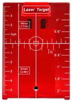 Makita Accessoires Laserrichtplaat rood - LE00758831 LE00758831 - thumbnail
