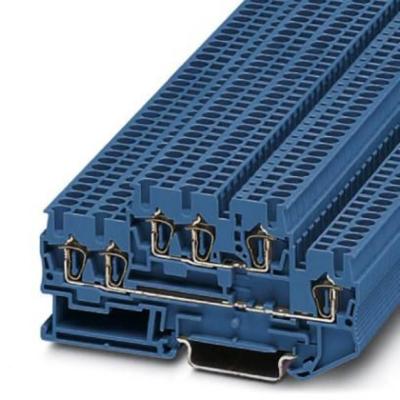 Phoenix Contact 3038529 Doorgangsserieklem 5.2 mm Spanveer Blauw 50 stuk(s)