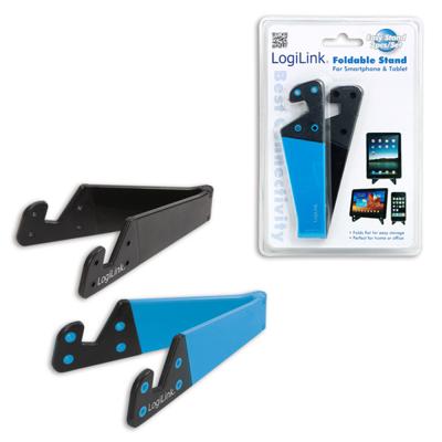 Logilink Standaard AA0039B past op merk (tablet) universeel zwart, blauw, blauw/zwart, 2 stuks
