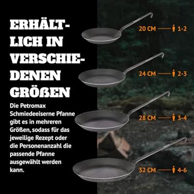 Petromax Smeedijzeren pan sp28 bak-/braadpan Petromax Smeedijzeren pan sp28 bak-/braadpan