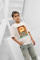Malelions Lago Di Como T-Shirt Kids Gebroken Wit - Maat 152 - Kleur: Gebroken Wit | Soccerfanshop - thumbnail