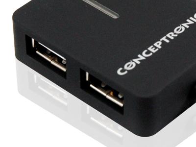 Conceptronic 4 poorts USB 2.0 Travel Hub