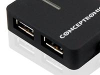 Conceptronic 4 poorts USB 2.0 Travel Hub - thumbnail