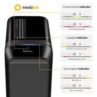 Papiervernietiger fellowes lx220 2x12mm zwart - thumbnail