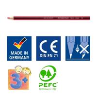 Staedtler Kleurpotlood Noris colour Zeshoek 185 CD36 Diverse kleuren 36 stuk(s) - thumbnail