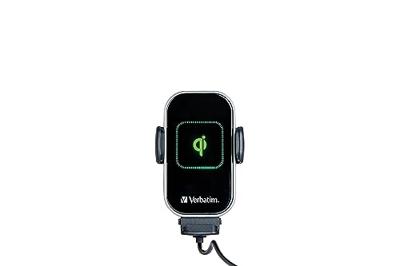 Verbatim FWC-02 Qi Fast Wireless Car Charger 49553 Inductie lader Uitgangen Magnetische aansluiting Zwart
