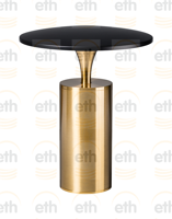 ETH tafellamp Jazz - messing / zwart - thumbnail