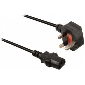 Valueline Stroomkabel UK-plug M - IEC-320-C13 3 m Valueline Stroomkabel UK-plug M - IEC-320-C13 3 m
