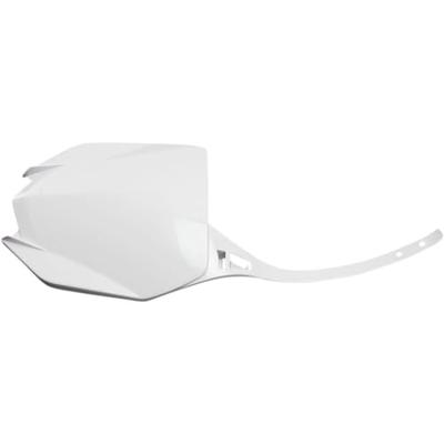 UFO PLAST startnummerbord start number plate ufo yamaha white