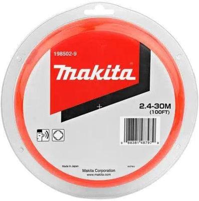 Makita 198502-9 Maaidraad 2,4mm x 30m 'Fluister' Makita 198502-9 Maaidraad 2,4mm x 30m 'Fluister'