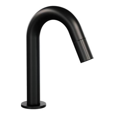 BRAUER Stripe Fonteinkraan - opbouw - gebogen uitloop - mat zwart 5-S-464