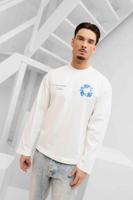 Jorcustom Flowers Longsleeve T-Shirt Heren Wit - Maat S - Kleur: Wit | Soccerfanshop - thumbnail