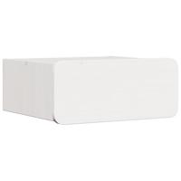 Wandbevestigde nachttafel met lade 2 pcs Wit 39 x 34 x 16.5 cm - thumbnail