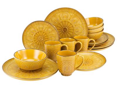 Creatable Serviesset Samarkand 16-delig (Amberkleurig)