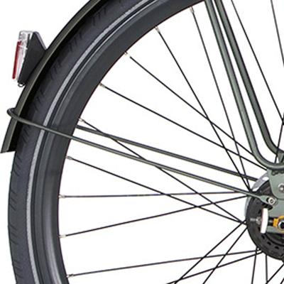 Cortina spatbordstang achter 28 speed matt titanic green