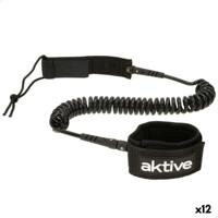 Leash Aktive Zwart 20 cm Spiraal Surfplank - thumbnail