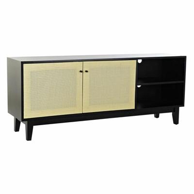 Tv-meubel DKD Home Decor Zwart Spar Rotan (160 x 65 x 38 cm) Tv-meubel DKD Home Decor Zwart Spar Rotan (160 x 65 x 38 cm)