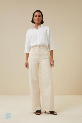 By-Bar Broek lina rw | raw white