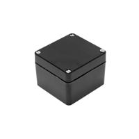 Hammond Electronics 1590ZGRP081BK Universele behuizing 80 x 75 x 55 Polyester Zwart 1 stuk(s) - thumbnail